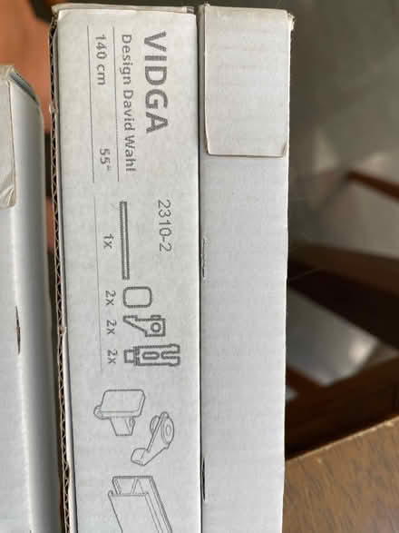 Photo of free Single curtain track x2 - white plastic (Aldrington BN3) #1