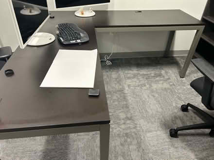 Photo of free L-shaped desk (Worldgate Plaza, Herndon, VA) #1