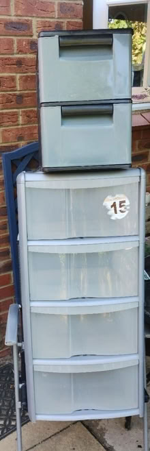 Photo of free Plastic storage drawers (Hatfield, AL10) #1