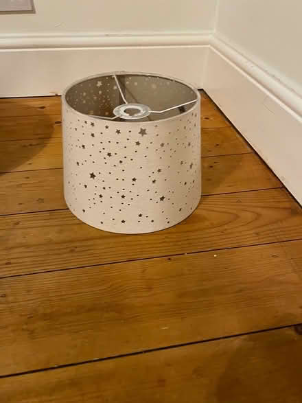 Photo of free Cream lampshade with star cut outs (Chester, Garden Quarter CH1) #2