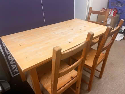 Photo of free Table and 3 chairs (Heath Hayes WS11) #3