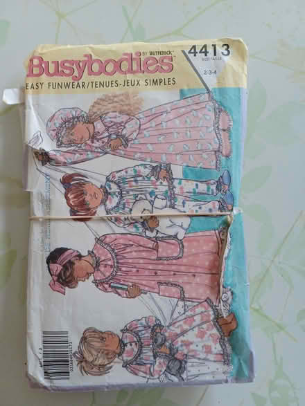 Photo of free Sewing patterns (Toddler-7YO) (Carlingwood) #3