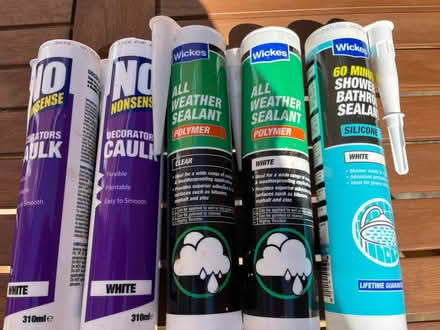 Photo of free 2 caulk, 2 sealants and 1 bathroom sealant (Thatcham RG18) #1