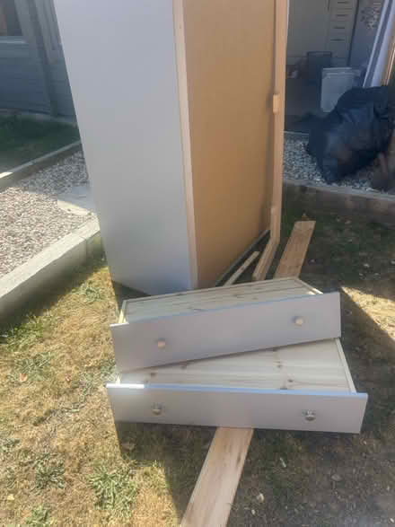 Photo of free Lovely grey wardrobe (Caterham CR3) #3