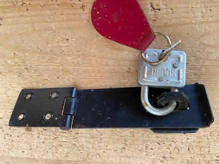Photo of free Metal Lock with padlock (Old Slade KT16) #1