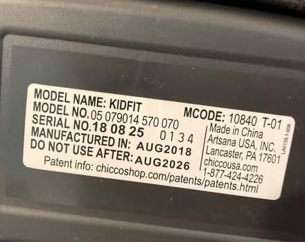 Photo of free Chicco kidfit booster seats (Old Mountain View) #3