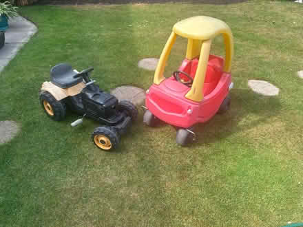 Photo of free Child's tractor & car (Pendine Close WA5) #2
