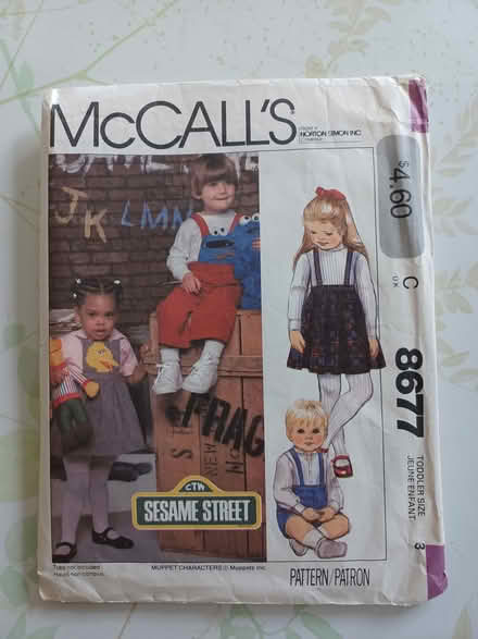 Photo of free Sewing patterns (Toddler-7YO) (Carlingwood) #1