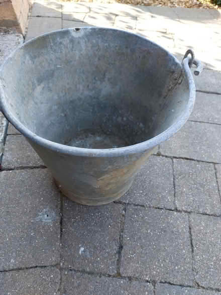 Photo of free Heavy galvanised bucket (Bancroft MK13) #1