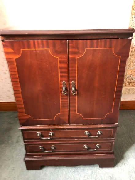 Photo of free Mahogany wood storage unit (Forton PR3) #1