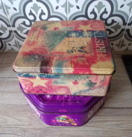 Photo of free Two Metal Tins (Wistaston) #1