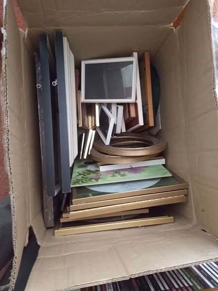 Photo of free Box of picture frames (Hockley Heath CP B94) #1