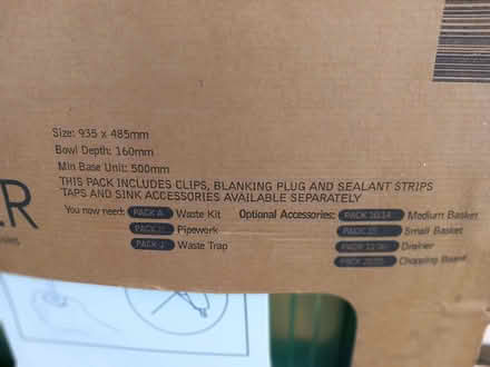 Photo of free Kitchen sink and drainer (Woodley RG5) #2