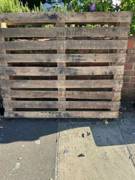 Photo of free TWO wooden pallets (SW14) #1