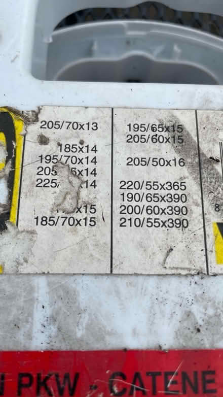 Photo of free Chains for car tyres in the snow (Sale M33) #2