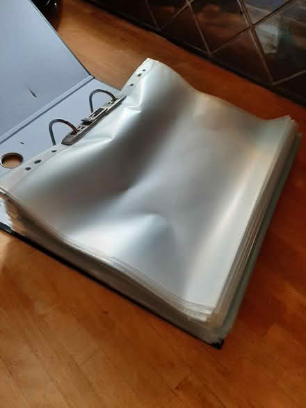 Photo of free Ring binder of plastic wallets (Beeston, NG9) #2