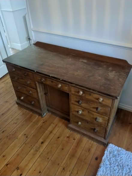 Photo of free Large desk with drawers (Bellingham) #2
