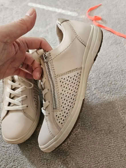 Photo of free Origins tan sneakers (Bedford, Ma. Lexington line.) #2