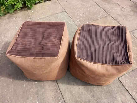 Photo of free 2 pouffes (Crosspool S10) #1