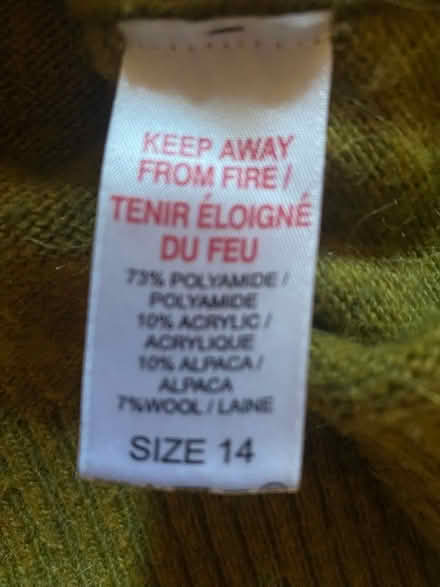 Photo of free Mistral Jumper Size 14 (Lightpill GL5) #3