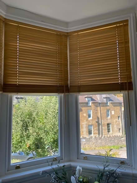 Photo of free Two wooden slatted blinds (Widcombe, Bath) #1