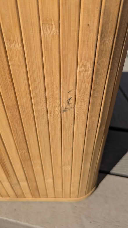 Photo of free Small Bamboo Laundry Basket (RG24 Old Basing) #2