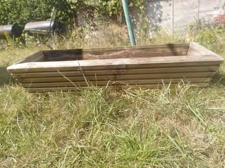 Photo of free 2 wooden planters (Northchurch HP4) #2