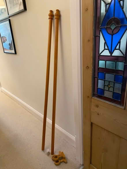 Photo of free 3m wooden curtain pole (Widcombe, Bath) #1