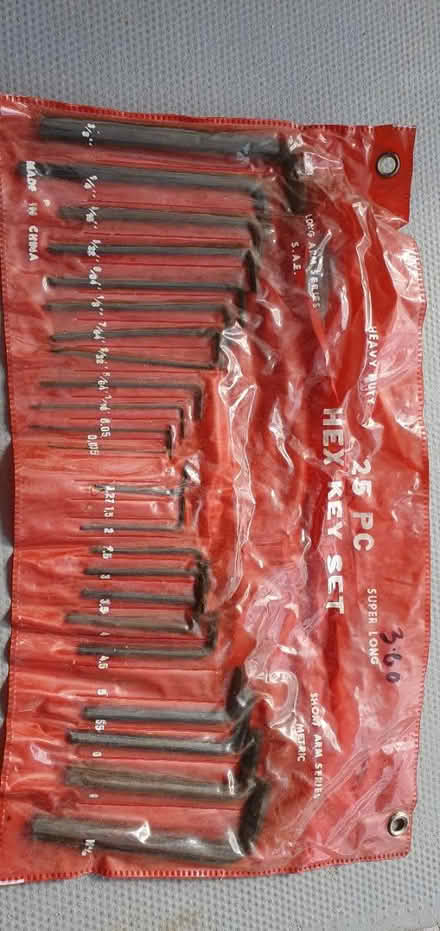 Photo of free Allen key set (SK5 Reddish) #1