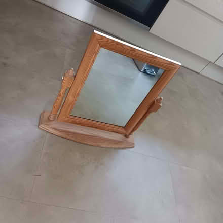 Photo of free Pine vanity mirror (Market Deeping CP) #1