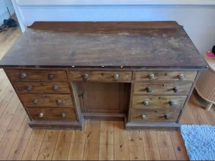 Photo of free Large desk with drawers (Bellingham) #1