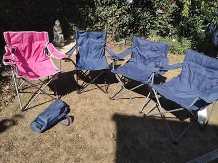 Photo of free 4 camping chairs (Hatfield, Herts AL10) #1