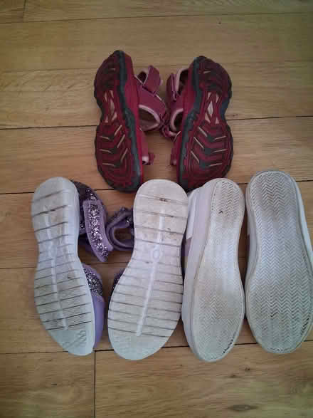 Photo of free 3 pairs of girls shoes. (Foxholes SG13) #2
