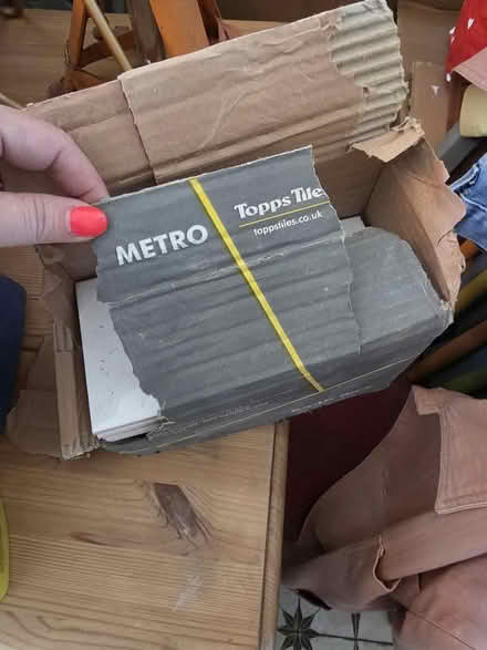 Photo of free White metro tiles (EN3) #1