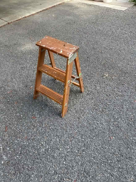 Photo of free Wood Step Ladder (Woodpark) #1