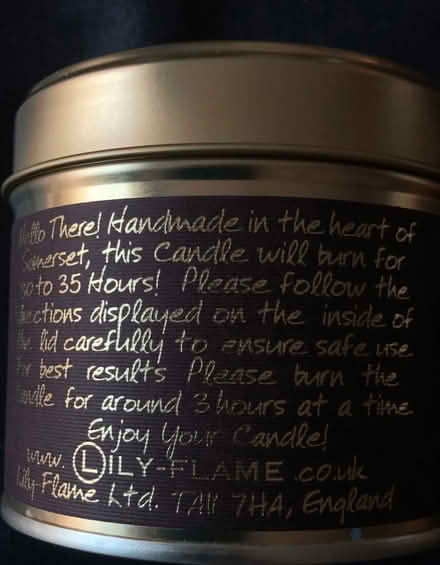 Photo of free Candle in a tin (Stoke Gifford BS34) #3