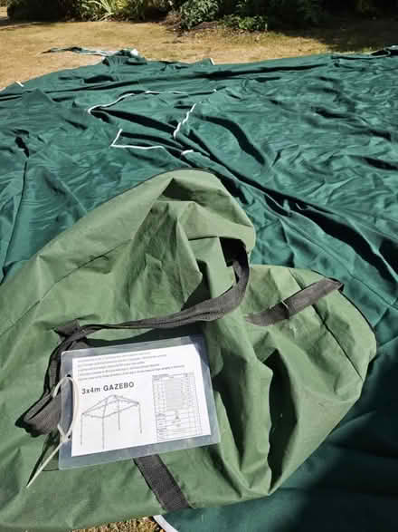 Photo of free Large Gazebo Cover 3m x 4m and bag (TW1 East Twickenham) #1