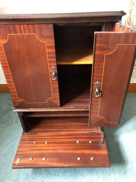 Photo of free Mahogany wood storage unit (Forton PR3) #2