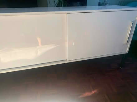 Photo of free High gloss white cabinet (Walthamstow) #1