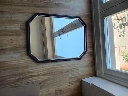 Photo of free Mirror with wood frame (N17 turnpike lane) #1