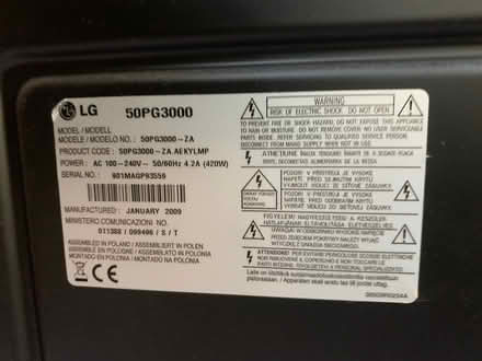 Photo of free Large LG TV (Brixton Road) #2