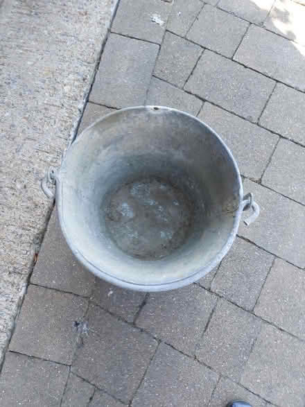 Photo of free Heavy galvanised bucket (Bancroft MK13) #3