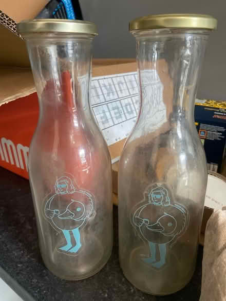 Photo of free Large milk glass containers (North shields NE30) #1