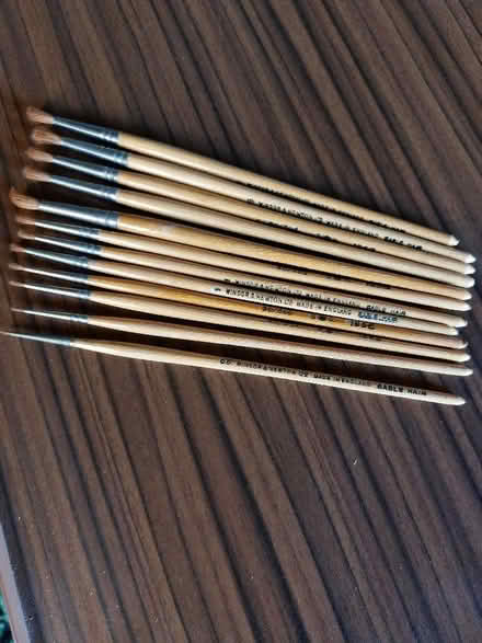 Photo of free Windsor and Newton paint brushes (Bancroft MK13) #1