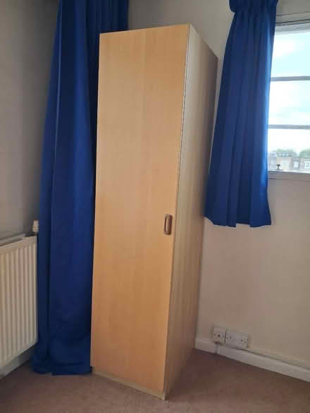Photo of free Single ikea wardrobe. 50cm x 2m (Kensington W8) #2