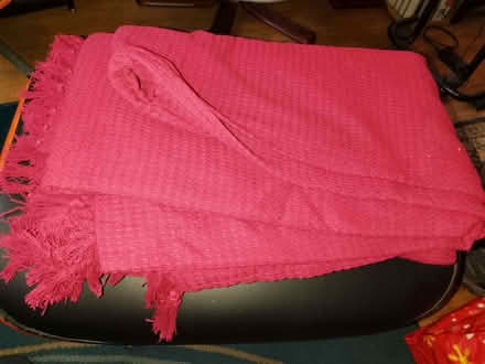 Photo of free Large Red Cotton Furniture Throw (Wealdstone HA3) #2
