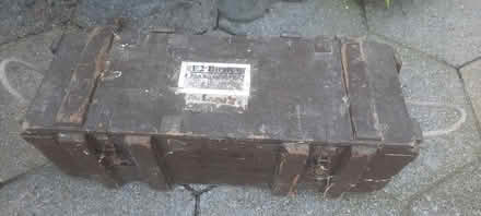 Photo of free Wooden storage chest (Langport) #2