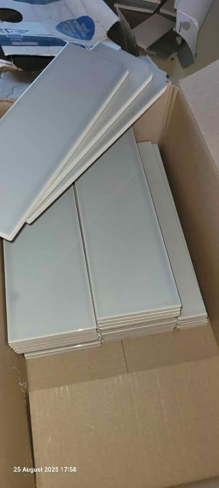 Photo of free 22 Grey Wall Tiles (Swallownest S26) #1