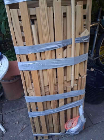 Photo of free Wooden shelving unit (Peckham/Nunhead) #1
