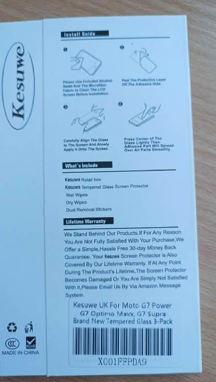 Photo of free Moto G7 Power/ Optimo Max/ Supra screen protector (Hayling Island PO11) #2